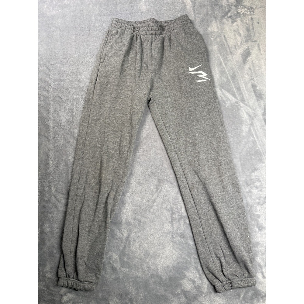 Nike 3brand Jogger Pants Boys L (12-13 Year) Heathered Gray Athleisure